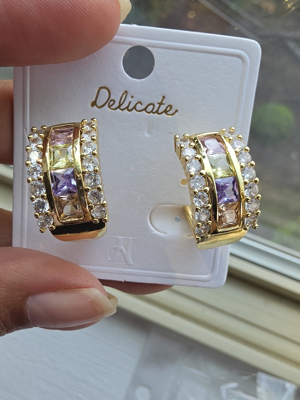 Hermosas Argollas Para Dama Oro Laminado 14k